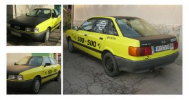 Audi 80 – Leptir Taxi – Oznake