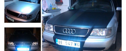 Audi A6 – crna mat i providna