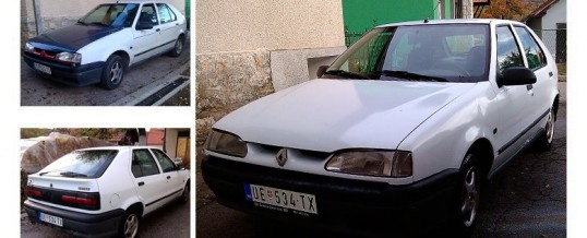 Renault 19 – ceo u beloj foliji